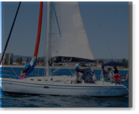 Ready to launch the spinnaker