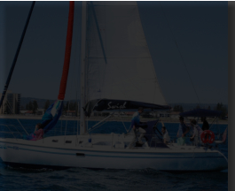 Ready to launch the spinnaker